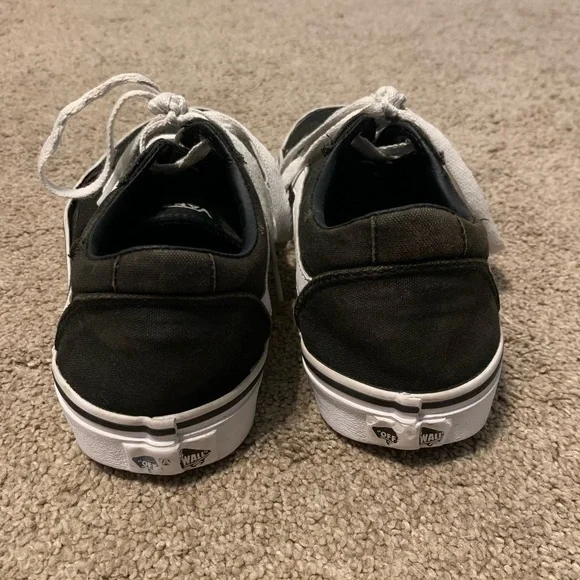 Vans Old Skool Shoe Black/White - Size 8 - Picture 4 of 7